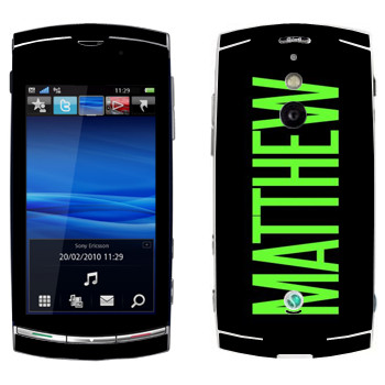   «Matthew»   Sony Ericsson U8 Vivaz Pro