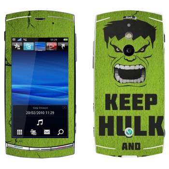   «Keep Hulk and»   Sony Ericsson U8 Vivaz Pro