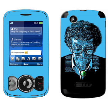   «Kurt Vonnegut : Got to be kind»   Sony Ericsson W100 Spiro