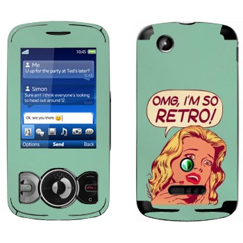   «OMG I'm So retro»   Sony Ericsson W100 Spiro