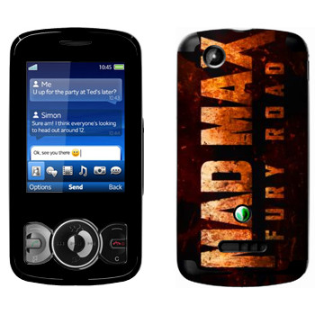   «Mad Max: Fury Road logo»   Sony Ericsson W100 Spiro