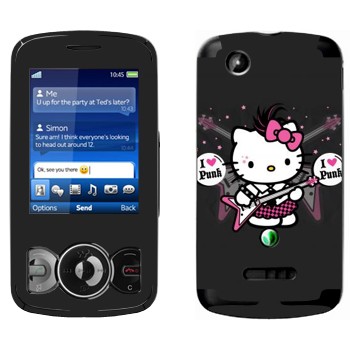  «Kitty - I love punk»   Sony Ericsson W100 Spiro