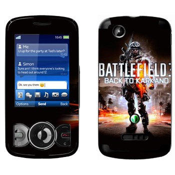   «Battlefield: Back to Karkand»   Sony Ericsson W100 Spiro