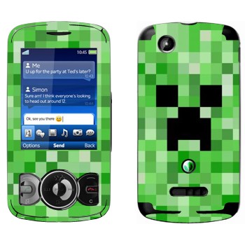   «Creeper face - Minecraft»   Sony Ericsson W100 Spiro