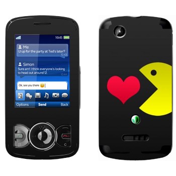   «I love Pacman»   Sony Ericsson W100 Spiro