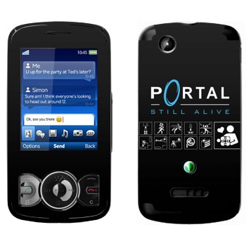   «Portal - Still Alive»   Sony Ericsson W100 Spiro