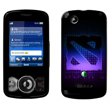   «Dota violet logo»   Sony Ericsson W100 Spiro
