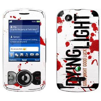   «Dying Light  - »   Sony Ericsson W100 Spiro