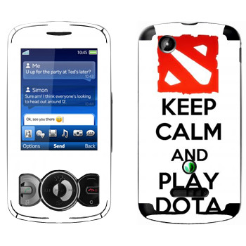   «Keep calm and Play DOTA»   Sony Ericsson W100 Spiro