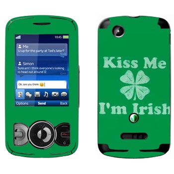   «Kiss me - I'm Irish»   Sony Ericsson W100 Spiro