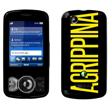   «Agrippina»   Sony Ericsson W100 Spiro