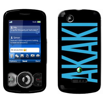   «Akaki»   Sony Ericsson W100 Spiro