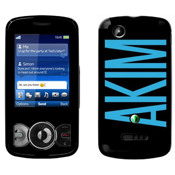   «Akim»   Sony Ericsson W100 Spiro
