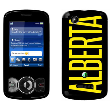   «Alberta»   Sony Ericsson W100 Spiro