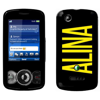   «Alina»   Sony Ericsson W100 Spiro