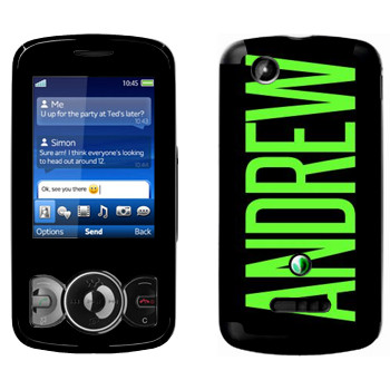   «Andrew»   Sony Ericsson W100 Spiro