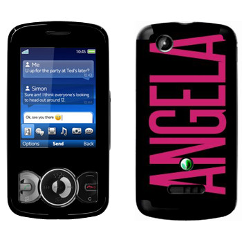   «Angela»   Sony Ericsson W100 Spiro