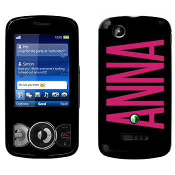   «Anna»   Sony Ericsson W100 Spiro