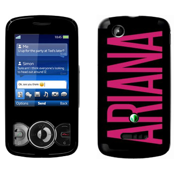   «Ariana»   Sony Ericsson W100 Spiro