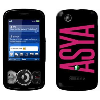   «Asya»   Sony Ericsson W100 Spiro