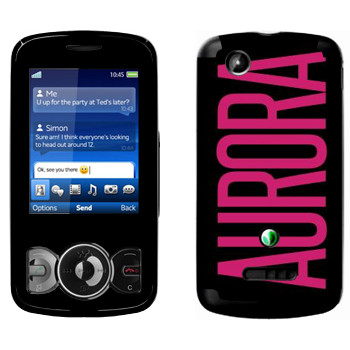   «Aurora»   Sony Ericsson W100 Spiro