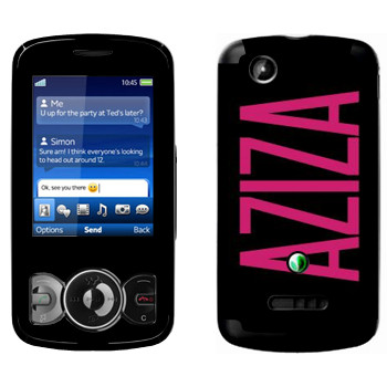   «Aziza»   Sony Ericsson W100 Spiro