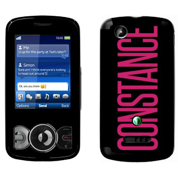   «Constance»   Sony Ericsson W100 Spiro