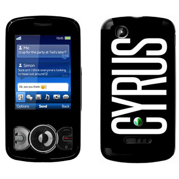   «Cyrus»   Sony Ericsson W100 Spiro