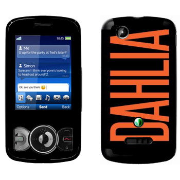   «Dahlia»   Sony Ericsson W100 Spiro