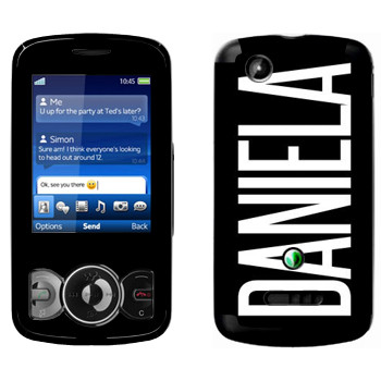   «Daniela»   Sony Ericsson W100 Spiro