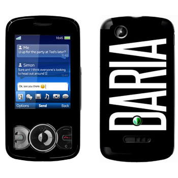   «Daria»   Sony Ericsson W100 Spiro