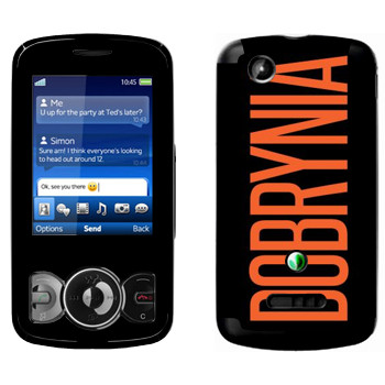   «Dobrynia»   Sony Ericsson W100 Spiro