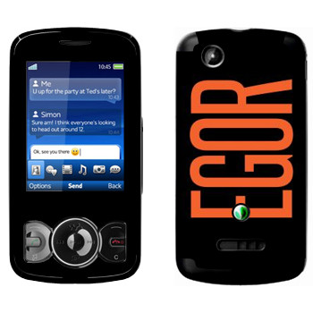   «Egor»   Sony Ericsson W100 Spiro