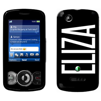   «Eliza»   Sony Ericsson W100 Spiro