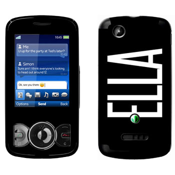   «Ella»   Sony Ericsson W100 Spiro