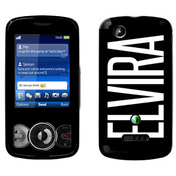   «Elvira»   Sony Ericsson W100 Spiro