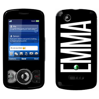  «Emma»   Sony Ericsson W100 Spiro