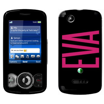   «Eva»   Sony Ericsson W100 Spiro