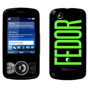   «Fedor»   Sony Ericsson W100 Spiro
