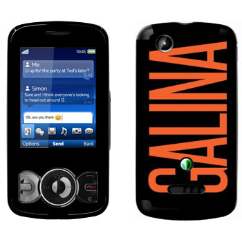   «Galina»   Sony Ericsson W100 Spiro