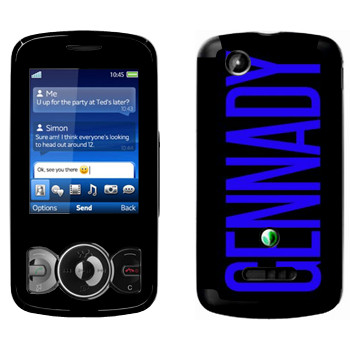   «Gennady»   Sony Ericsson W100 Spiro