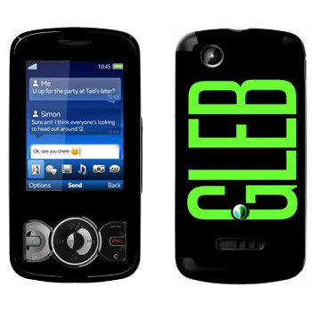   «Gleb»   Sony Ericsson W100 Spiro