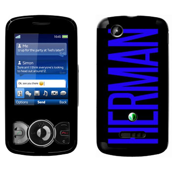   «Herman»   Sony Ericsson W100 Spiro