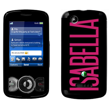   «Isabella»   Sony Ericsson W100 Spiro