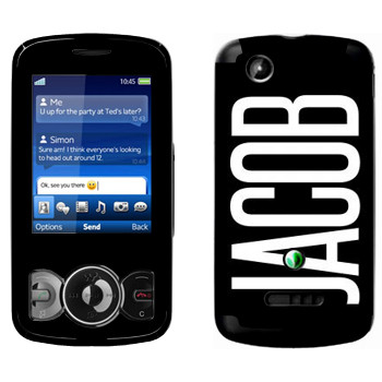  «Jacob»   Sony Ericsson W100 Spiro