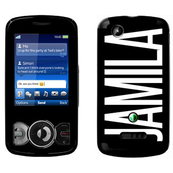   «Jamila»   Sony Ericsson W100 Spiro
