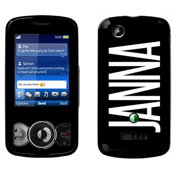   «Janna»   Sony Ericsson W100 Spiro