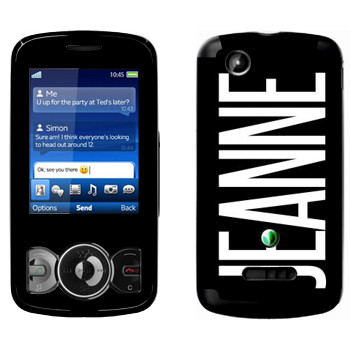   «Jeanne»   Sony Ericsson W100 Spiro