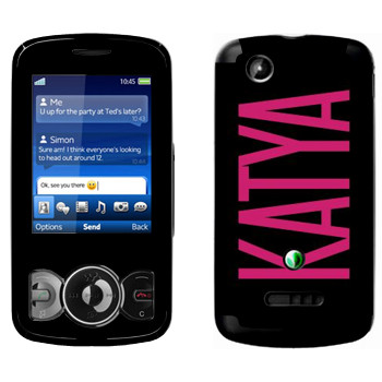   «Katya»   Sony Ericsson W100 Spiro