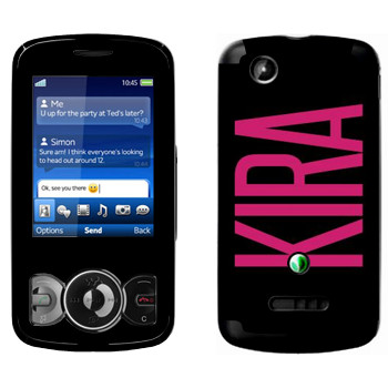   «Kira»   Sony Ericsson W100 Spiro